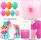 131Pcs Tropical Balloons Garland Arch Kit, 18" 12" 10" 5" Summer Hawaiian Balloon Arch with Palm Leaves, Baby Shower Birthday Party Supplies Adult Teen Kids Boys Girls Luau Party Decorations
